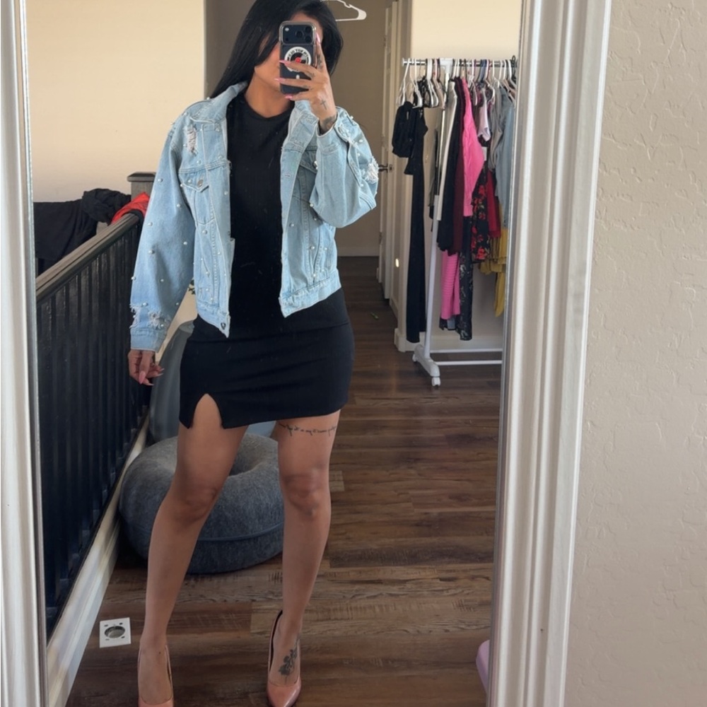 Fashion Nova Light Blue Jean Jacket
